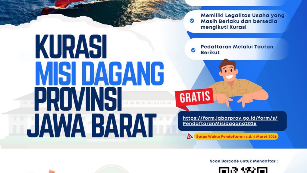 Disperindag Jawa Barat Gelar Kurasi Misi Dagang Luar Provinsi, Berikut Syarat dan Ketentuannya! Disperindag Jawa Barat Gelar Kurasi Misi Dagang Luar Provinsi, Berikut Syarat dan Ketentuannya!