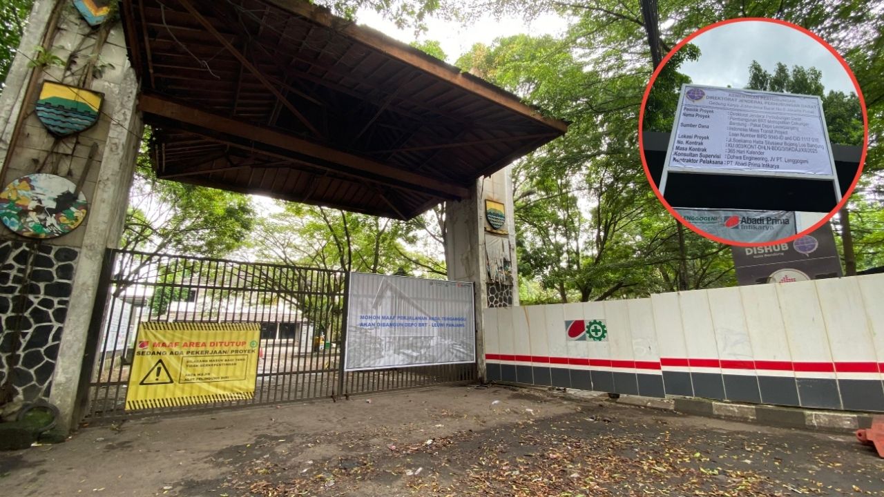 Bagian Depan Terminal Leuwipanjang Ditata, Operasional Terminal Tetap Berjalan Bagian Depan Terminal Leuwipanjang Ditata, Operasional Terminal Tetap Berjalan
