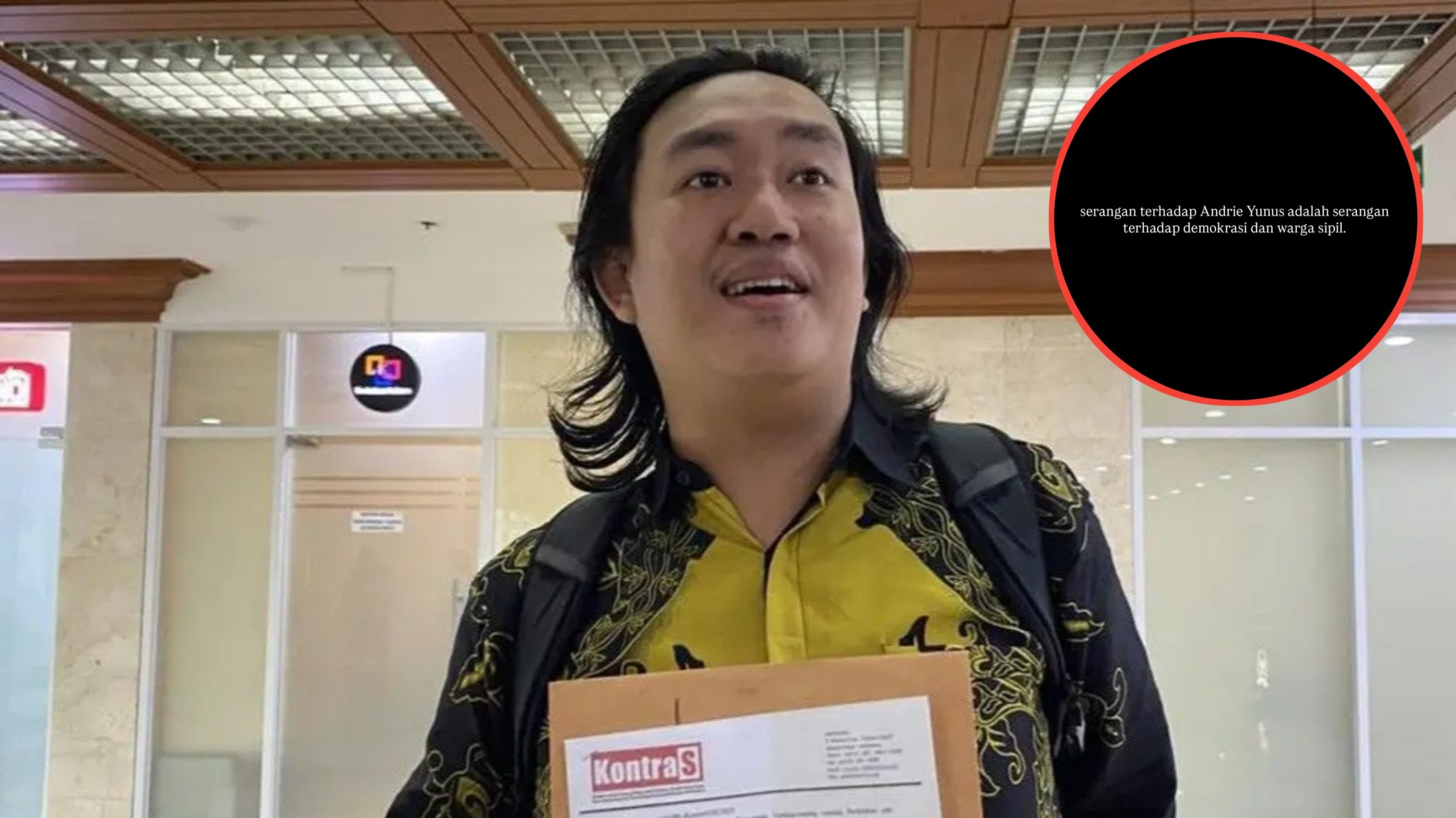 Baskara Hindia Sebut Serangan terhadap Andrie Yunus Sebagai Serangan terhadap Demokrasi dan Warga Sipil (Instagram/@wordfangs)