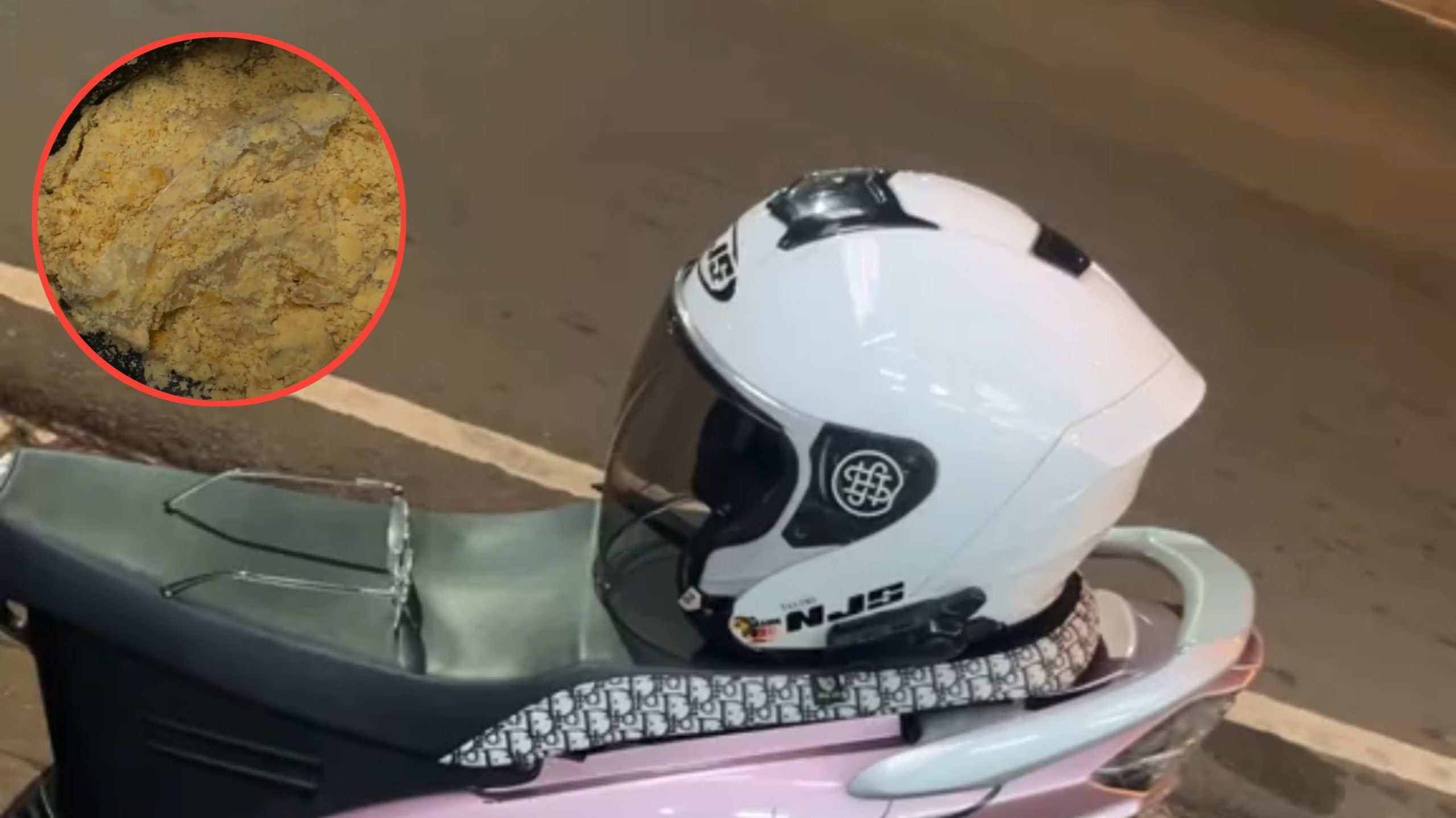 Niat Bawa Nastar Saat Mudik, namun di Tengah Jalan Nastar Pria Ini Justru Terlindas hingga Jadi Nastar Geprek (TikTok/@alexra_07)