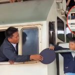 Momen Manis Anak Kecil Ini Mau Foto Depan Kereta Api, Langsung Dipinjamkan Topi oleh Masinisnya