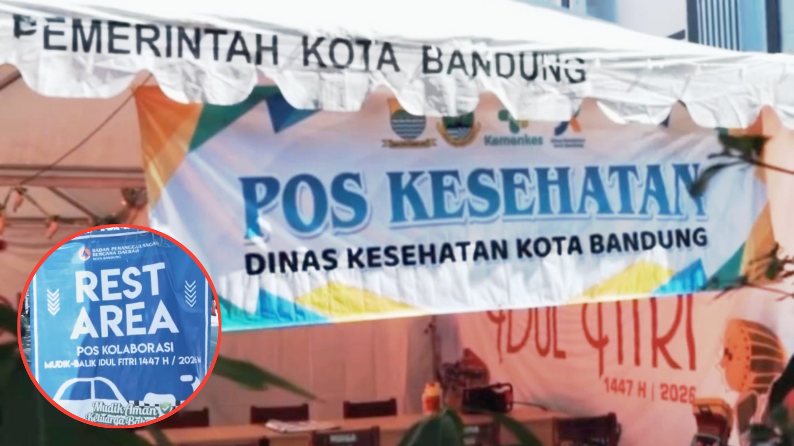 Posko Mudik Kolaborasi Pemkot Bandung di SDN 090 Cibiru Bikin Perjalanan Pemudik Nyaman, Beroperasi pada 15-27 Maret 2026 (Instagram/@humas_bandung)