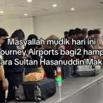 Bandara Sultan Hasanuddin Makassar Kembali Bagikan Hampers, Suasana Mudik Perempuan Ini Semakin Berkesan