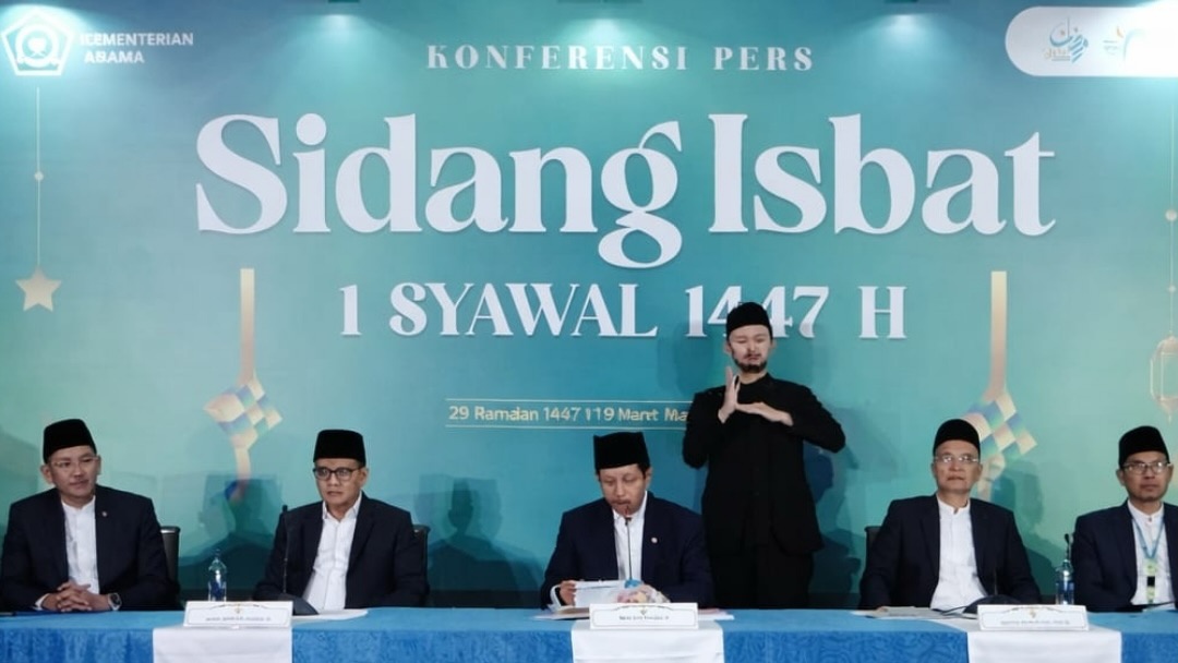 Hasil Sidang Isbat Tetapkan Hari Raya Idulfitri 1447 H Jatuh pada Hari Sabtu, 21 Maret 2026 Hasil Sidang Isbat Tetapkan Hari Raya Idulfitri 1447 H Jatuh pada Hari Sabtu, 21 Maret 2026