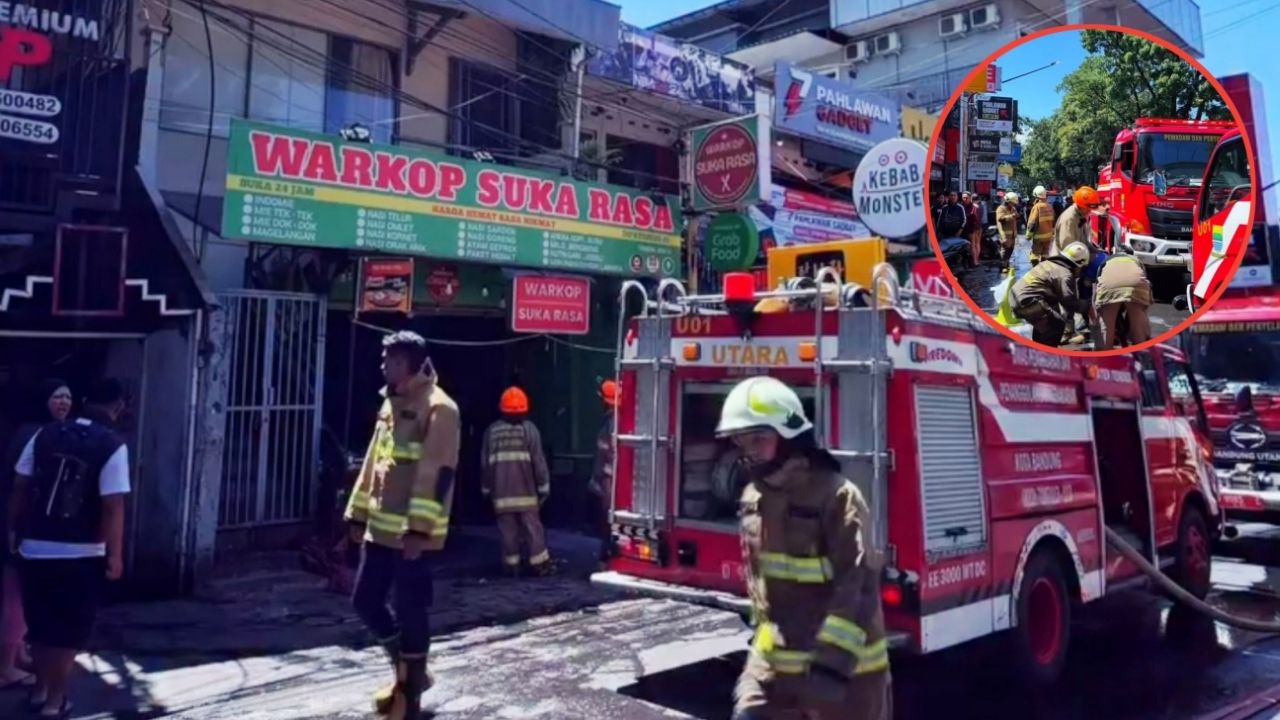 Kebakaran Warkop di Kota Bandung Diduga karena Kebocoran Gas, 9 Karyawan Alami Luka Bakar Ringan Kebakaran Warkop di Kota Bandung Diduga karena Kebocoran Gas, 9 Karyawan Alami Luka Bakar Ringan