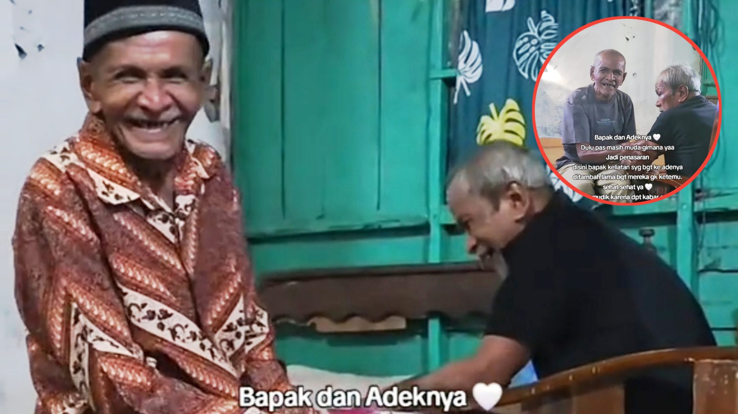 Meski Sudah di Usia Lanjut, Kakak Ini Tetap Sayangi Adiknya Saat Terkena Stroke (TikTok/@tttdahhh)