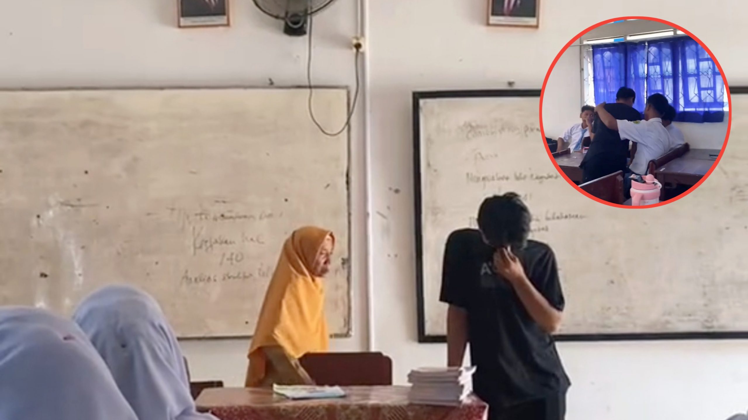 Momen Sedih Perpisahan Siswa Pindah Sekolah karena Masalah Keluarga (TikTok/@xbusnisretail2)