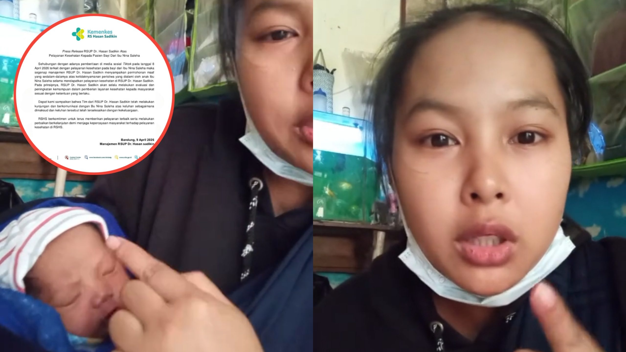 RSHS Bandung Sampaikan Permohonan Maaf atas Kasus Ibu Nina yang Hampir Kehilangan Anaknya (Instagram/@rshs_bandung)