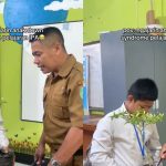 Momen Ketika Bapak Guru ini Punya Kesabaran Setipis Tisu dalam Mengajar Muridnya di SLBN 1 Sumbawa