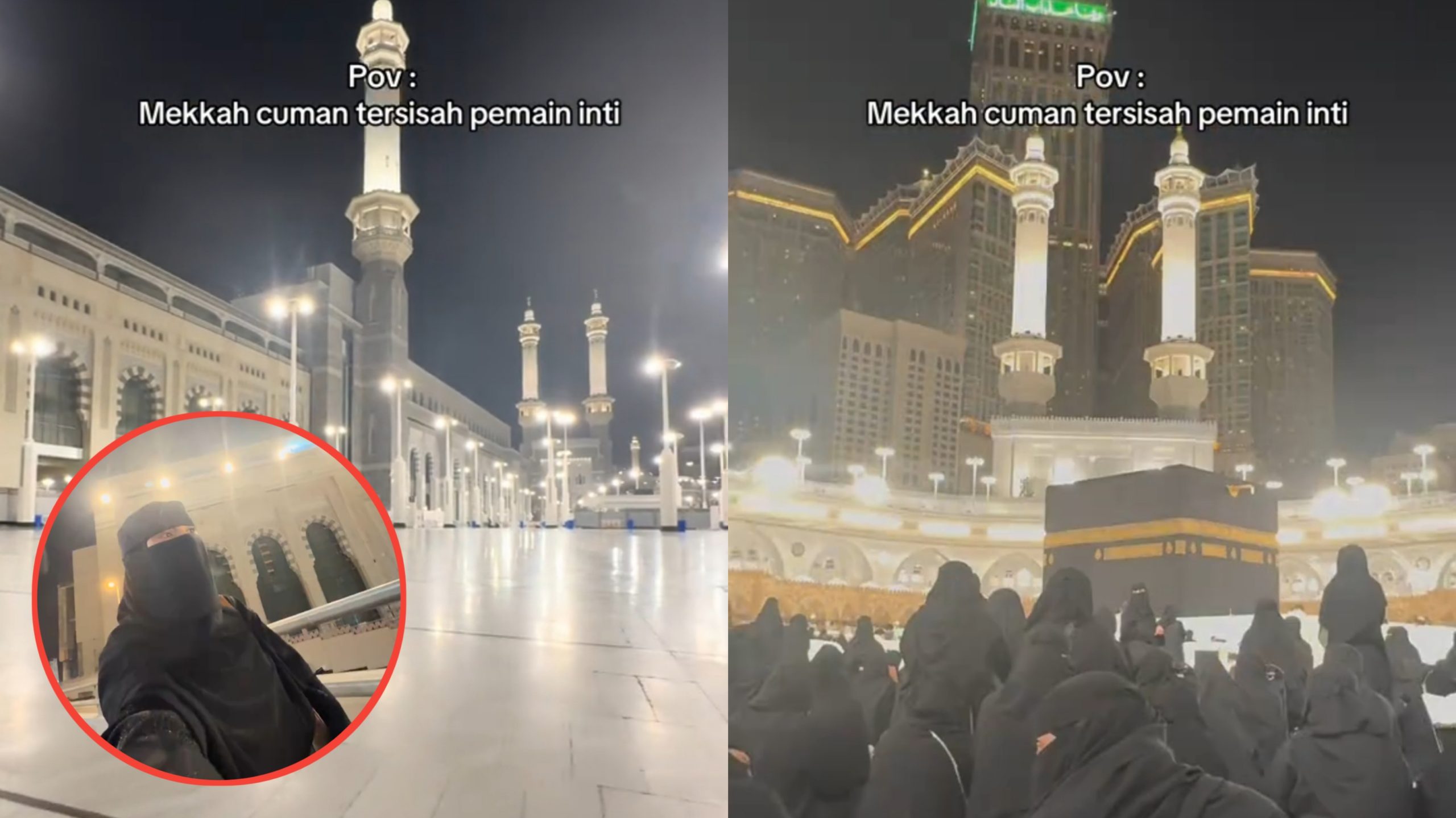 Jelang Musim Haji, Perempuan ini Tunjukkan Kota Mekkah Sisa Pemain Inti dan Masjidil Haram Terlihat Sepi (TikTok/@nonamanis_17_)