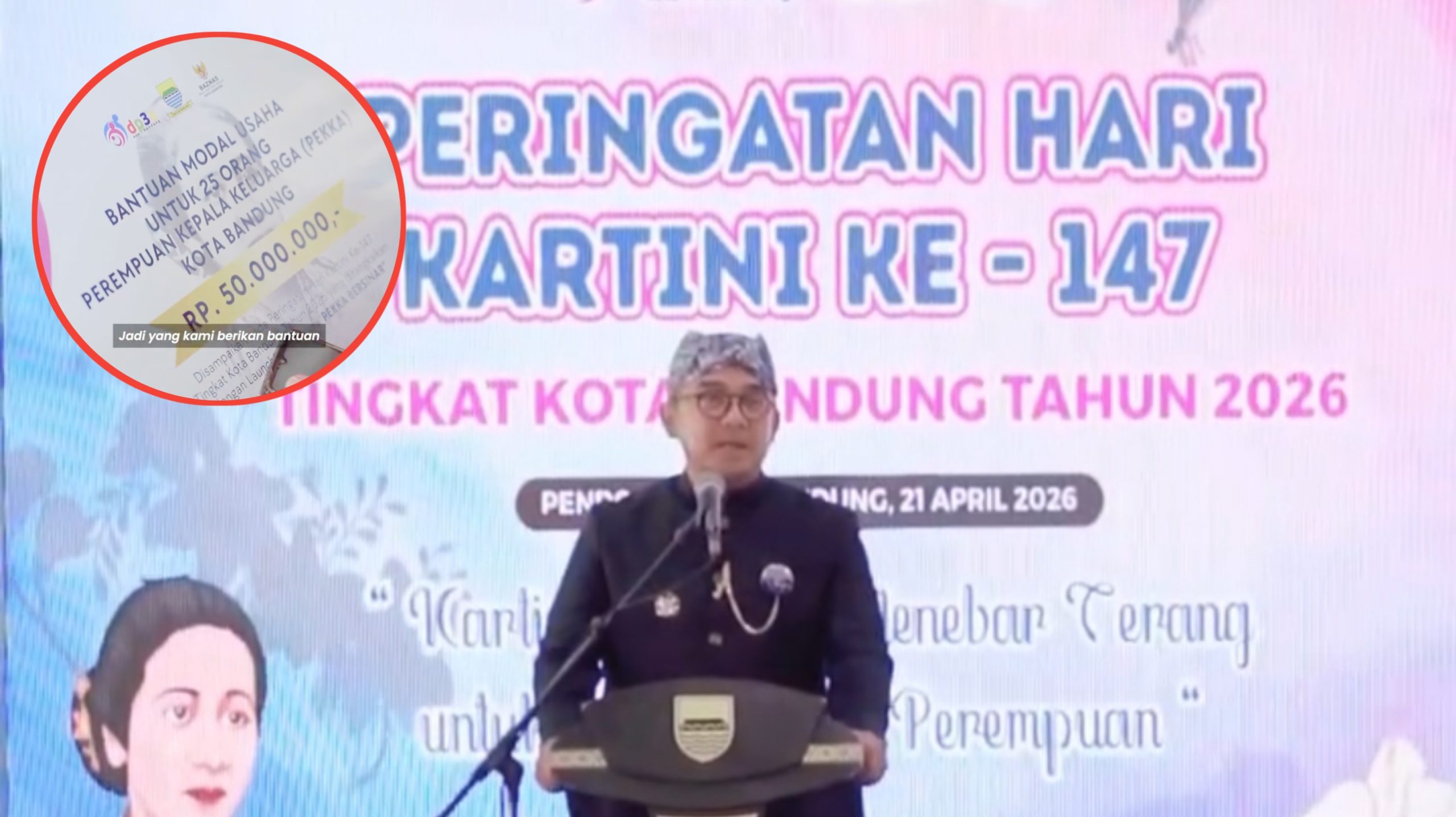 Peringati Hari Kartini, Pemkot Bandung Luncurkan Pekka Bersinar (Instagram/@humas_bandung)