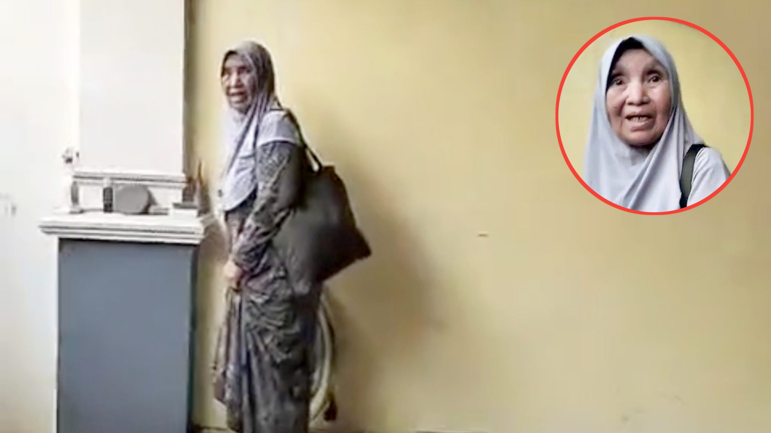 Sempat Hilang Selama 5 Hari karena Penyakit Demensia, Ibu ini Tiba-tiba Kembali ke Rumah (TikTok/@al.abrar60)