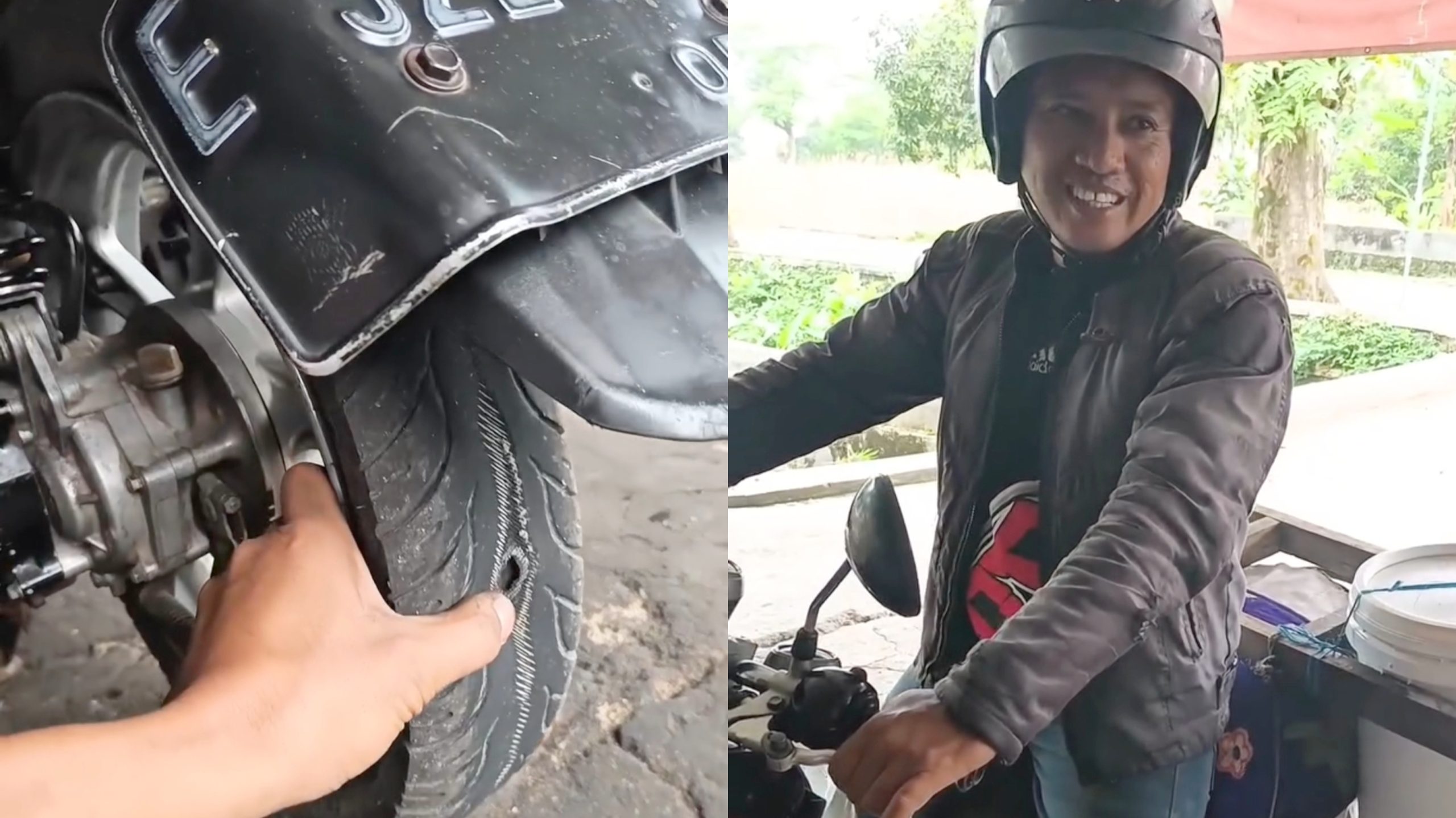 Niat Tinggalkan STNK untuk Bayar Servis Sepeda Motor, Penjual Tahu ini Kaget Saat Tahu Digratiskan (Instagram/@adiabdilah.23)