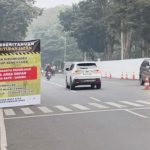 Plang Penutupan Jalan Diponegoro di Depan Gedung Sate dan Gasibu ternyata Ilegal