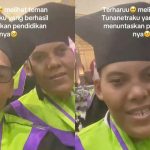 Momen Haru Pria ini Bangga Lihat Teman Tunanetranya yang Berhasil Wisuda dan Dapat Tawaran S2
