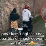 Momen Ketika Cewek Ini Dijenguk oleh Pacar dan Camer Saat Sakit, Bikin Iri Warganet!