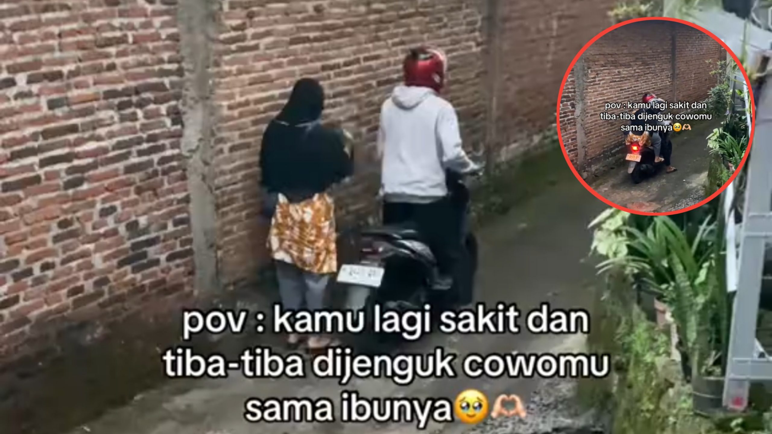 Momen Ketika Cewek Ini Dijenguk oleh Pacar dan Camer Saat Sakit, Bikin Iri Warganet! (TikTok/@.sssaaaa_)