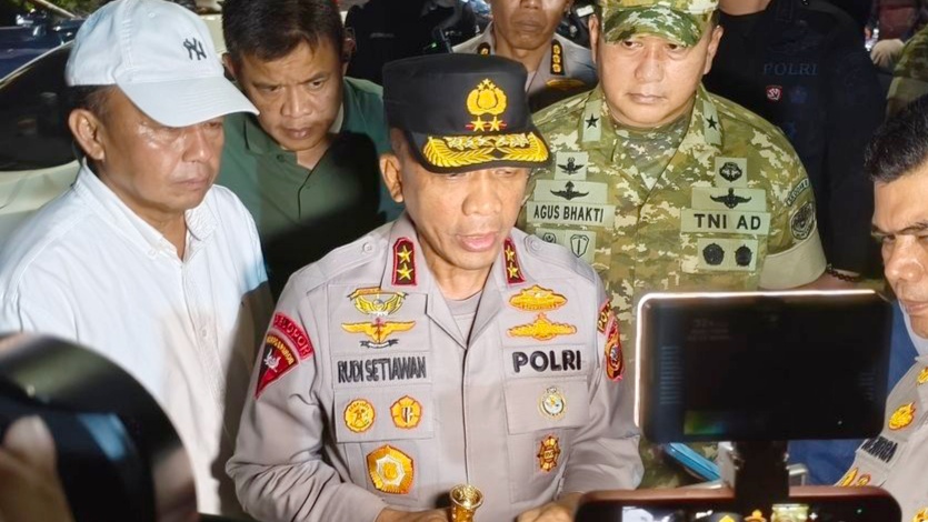Polisi Berhasil Amankan Massa Berbaju Hitam yang Rusak Fasum Saat Hari May Day 2026 di Bandung
