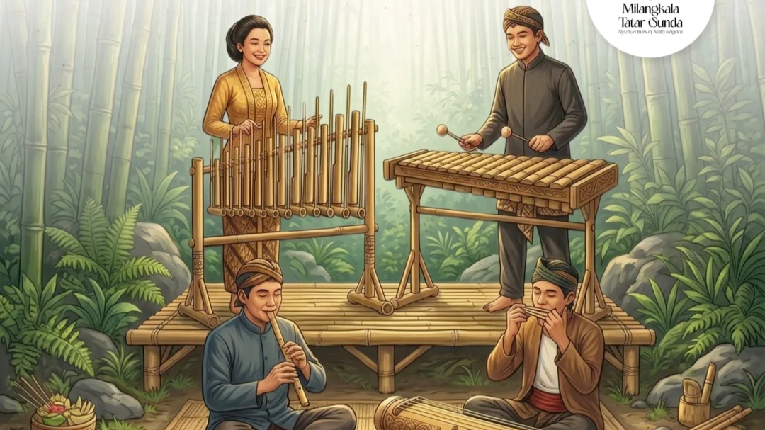 5 Alat Musik Tradisional Asal Jawa Barat dari Bambu yang Punya Penuh Makna dan Keindahan Nada