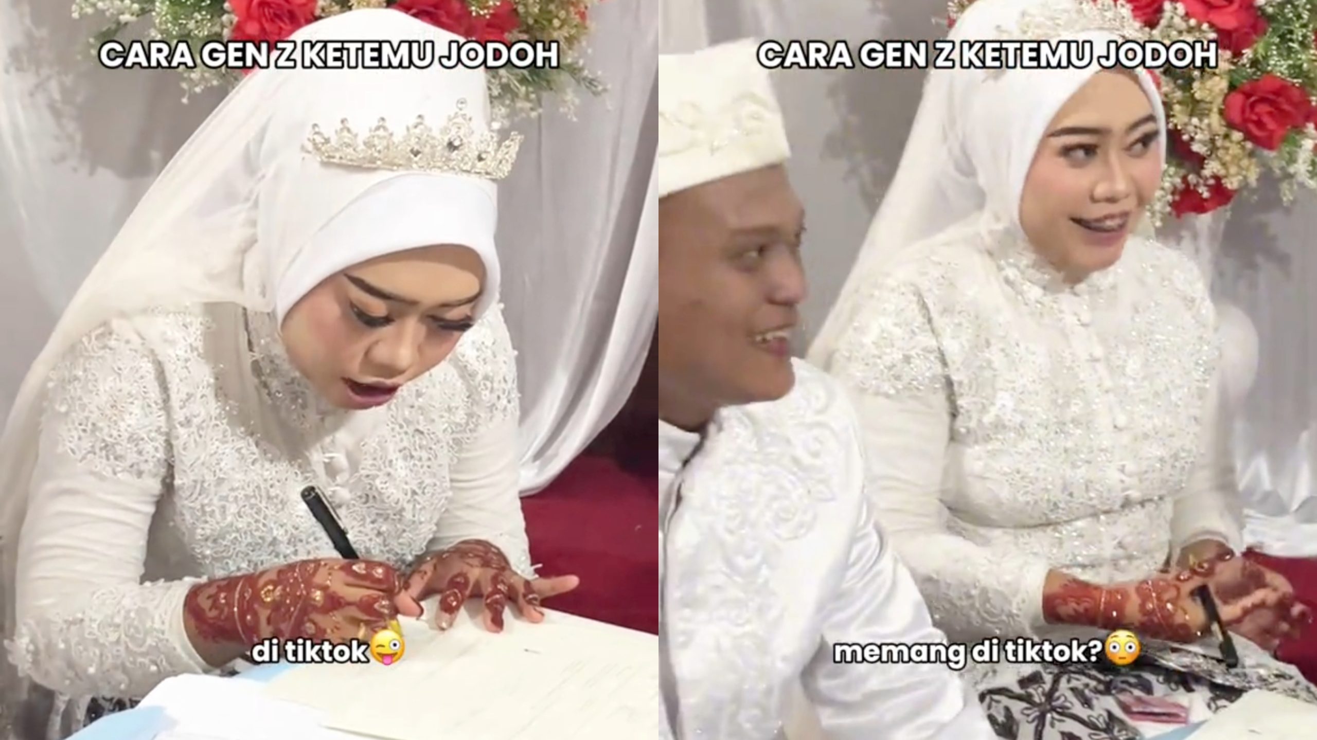 Momen Ketika Penghulu ini Kaget karena Pasangan Berjumpa di TikTok dan Akhirnya Menikah (TikTok/@archive_of.us)