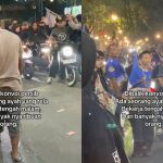 Momen Ketika Ayah Ini Rela Bekerja di Balik Meriahnya Konvoi Persib Bandung Saat Tengah Malam