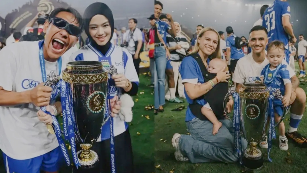 7 Potret WAGs Persib Bandung yang Ikut Rayakan Juara Liga Indonesia Tahun 2026 7 Potret WAGs Persib Bandung yang Ikut Rayakan Juara Liga Indonesia Tahun 2026