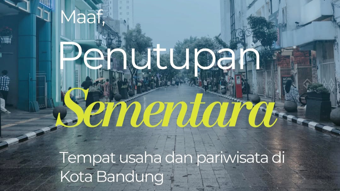 Usaha Kepariwisataan di Kota Bandung Tutup Sementara Saat Idul Adha dan Waisak Usaha Kepariwisataan di Kota Bandung Tutup Sementara Saat Idul Adha dan Waisak