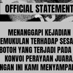 Viking Frontline Tanggapi Kejadian Pemukulan terhadap Sesama Bobotoh