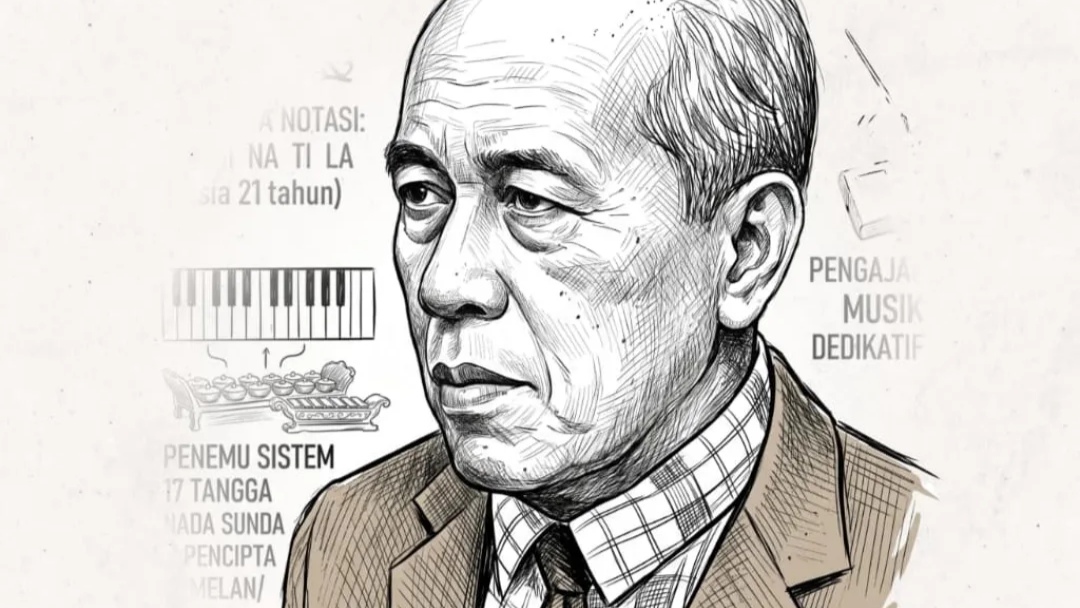 Raden Machjar Angga Koesoemadinata, Musikolog Pencipta Notasi Nada Sunda Raden Machjar Angga Koesoemadinata, Musikolog Pencipta Notasi Nada Sunda