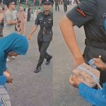 Momen Haru Nenek Ini Tetap Beri Uang untuk Cucunya yang Lulus Jadi Tentara