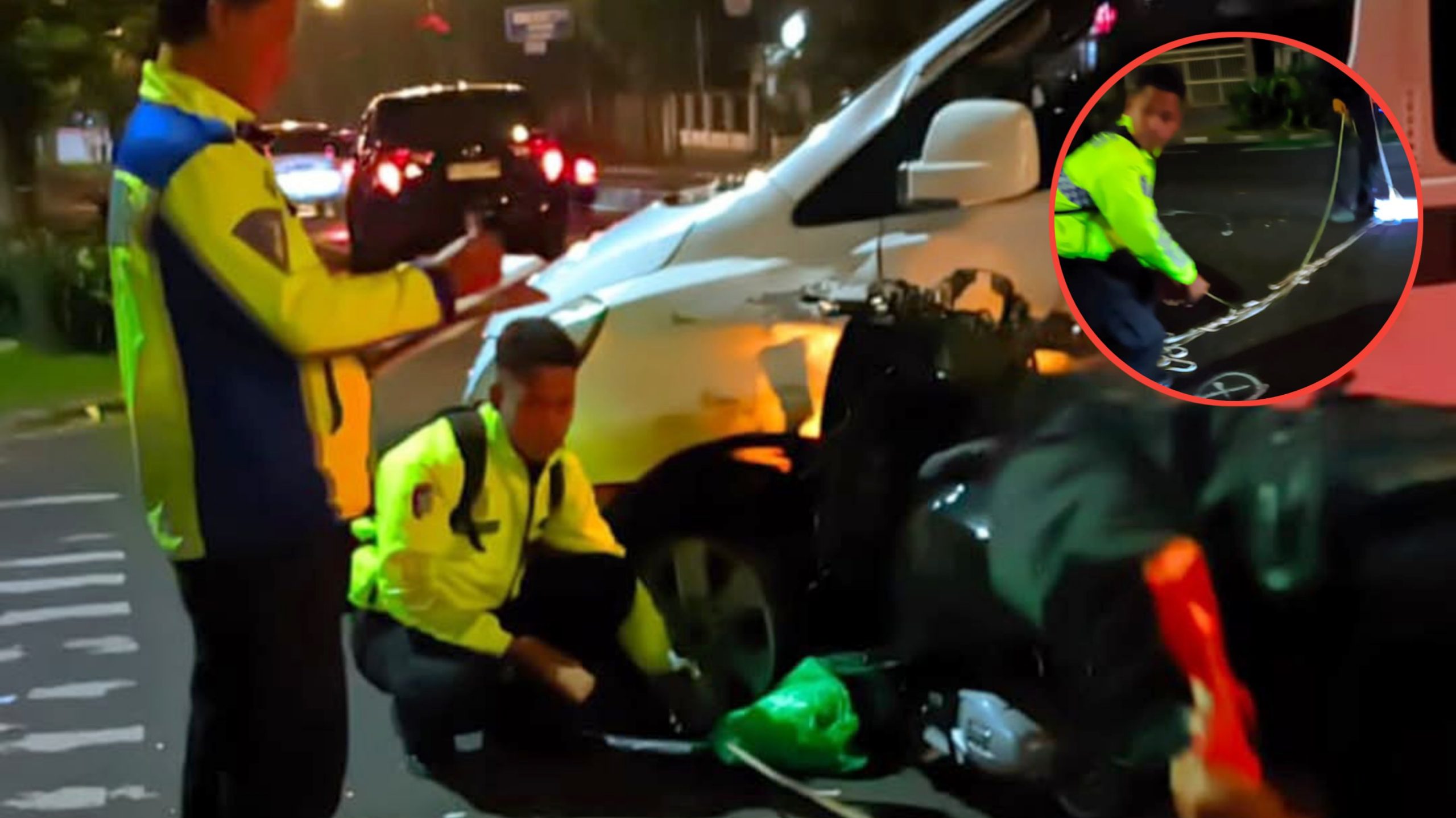 Kecelakaan Lalu Lintas di Simpang Dago-Hasanudin, Pengendara Sepeda Motor Meninggal Dunia (Instagram/@infobandungkota)