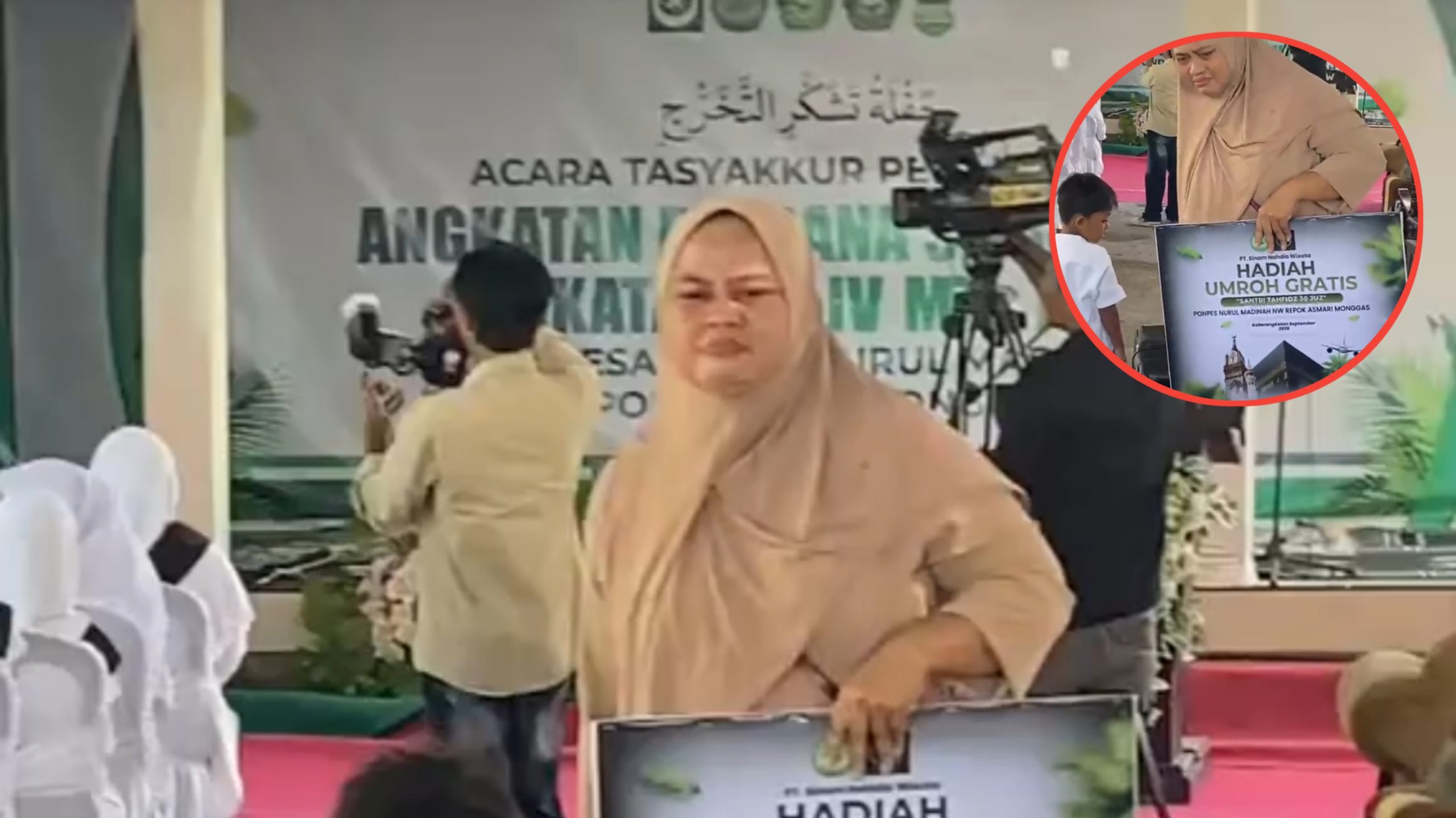 Anak Kecil Ini Dapat Hadiah Umroh Sekeluarga Berkat Hafal 30 Juz (TikTok/@aanansoriy)
