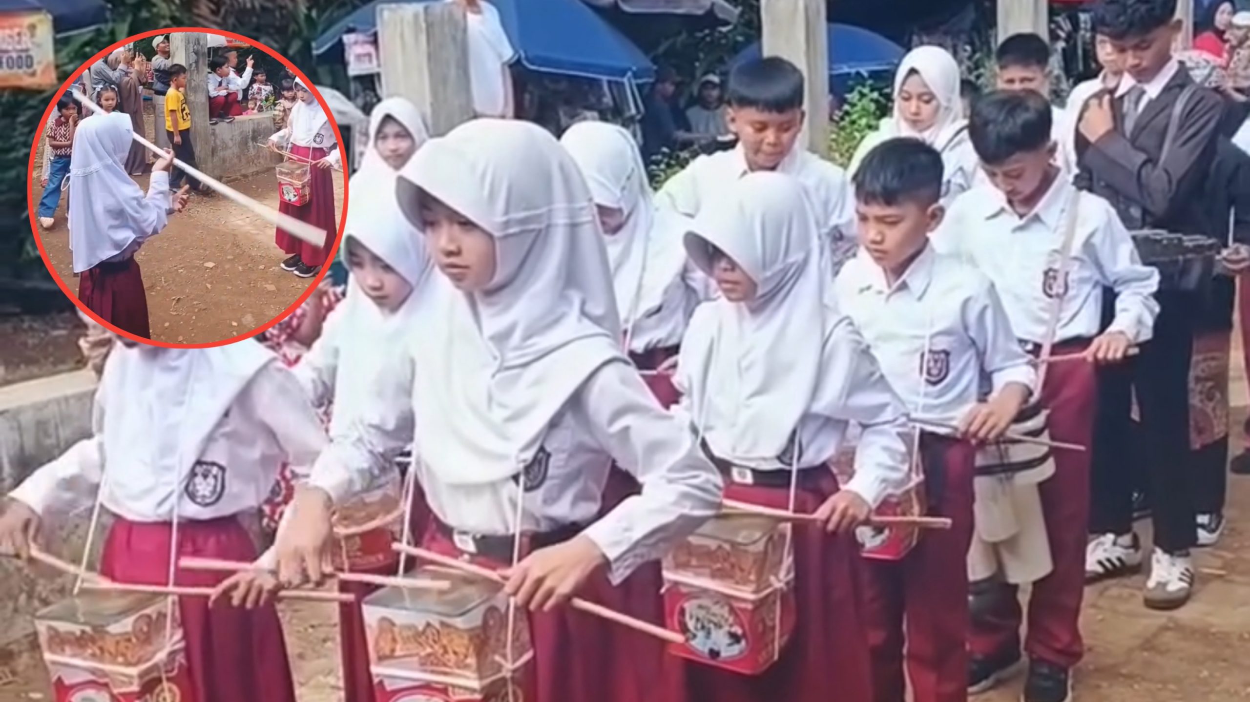 Di Tangan Guru yang Kreatif, Marching Band Siswa SD Ini Tuai Pujian Warganet (Instagram/@nenkendahandriani)