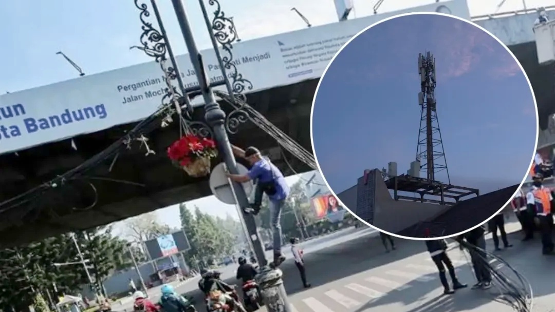 Mulai Hari Ini, Pemkot Bandung Bertahap Turunkan Kabel Udara ke Jaringan Bawah Tanah