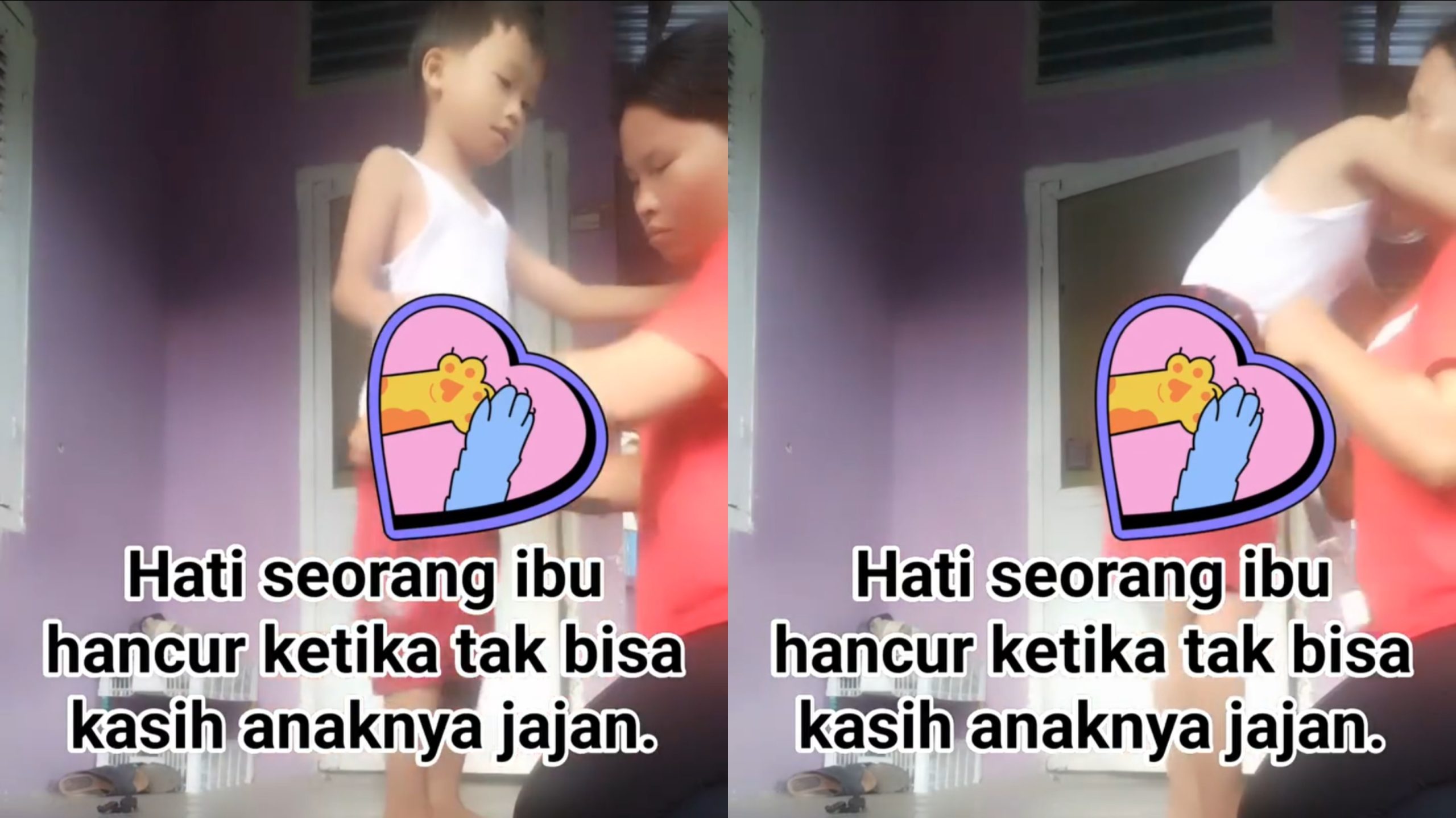 Momen Haru Anak Ini Pilih Tidak Jajan, karena Tahu Kondisi Keuangan Ibunya (Instagram/@tambunan2639)