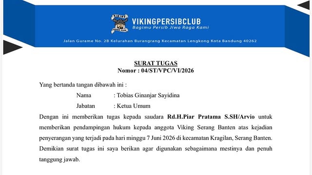 Viking Persib Club Resmi Kawal Proses Hukum Insiden Penyerangan Viking Serang Viking Persib Club Resmi Kawal Proses Hukum Insiden Penyerangan Viking Serang