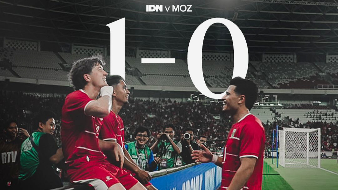 Timnas Indonesia Berhasil Menang atas Mozambik dengan Skor 1-0 di Stadion GBK Timnas Indonesia Berhasil Menang atas Mozambik dengan Skor 1-0 di Stadion GBK