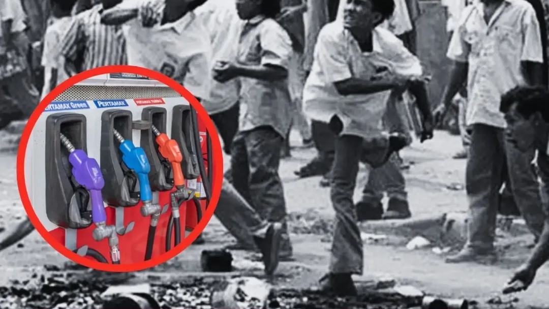 Jutaan Rakyat Turun ke Jalan karena Harga Bensin Naik, Awal Mula Keruntuhan Orde Baru Jutaan Rakyat Turun ke Jalan karena Harga Bensin Naik, Awal Mula Keruntuhan Orde Baru