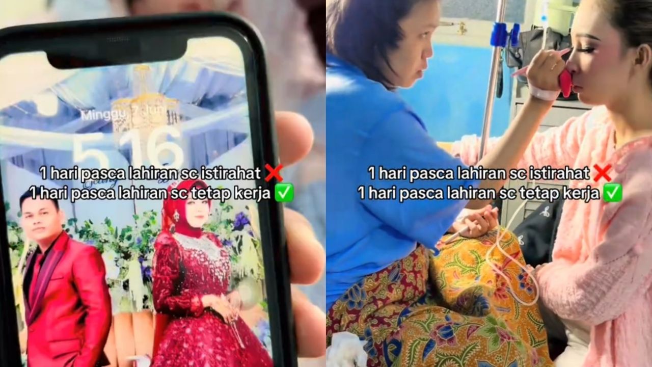 Ibu Ini Usai Lahiran Tetap Kerja Jadi MUA, Didatangi Pelanggan ke Rumah Sakit Ibu Ini Usai Lahiran Tetap Kerja Jadi MUA, Didatangi Pelanggan ke Rumah Sakit