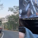 Aksi Terpuji Pengendara Pikap Ini Tolong Pemotor yang Mogok Kehabisan Bensin di Jalan Sepi
