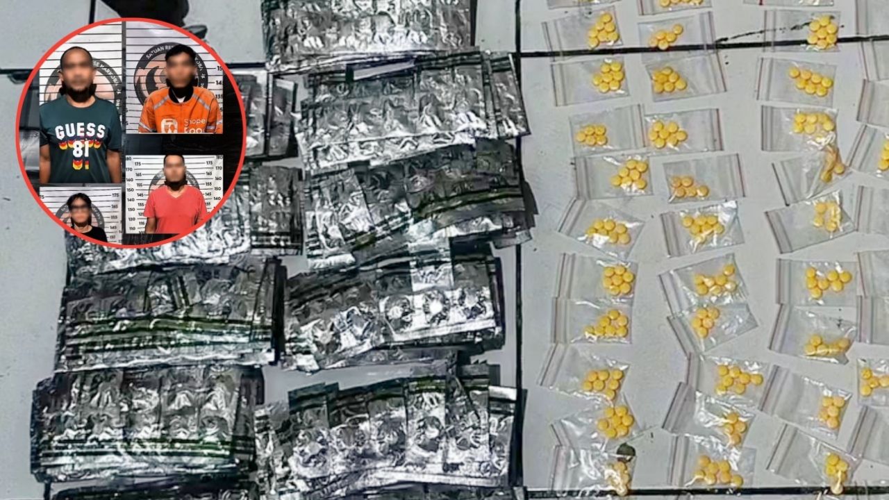 Polrestabes Bandung Ungkap Kasus Penyalahgunaan Obat-obatan Tertentu, 4 Pelaku Berhasil Diamankan Polrestabes Bandung Ungkap Kasus Penyalahgunaan Obat-obatan Tertentu, 4 Pelaku Berhasil Diamankan