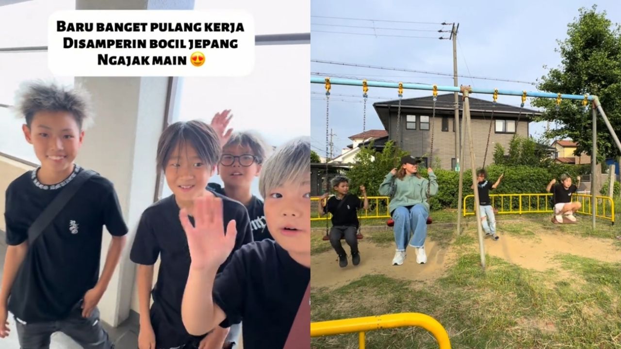 Perempuan Asal Indonesia Ini Disamperin dan Diajak Main Anak-anak Jepang Perempuan Asal Indonesia Ini Disamperin dan Diajak Main Anak-anak Jepang