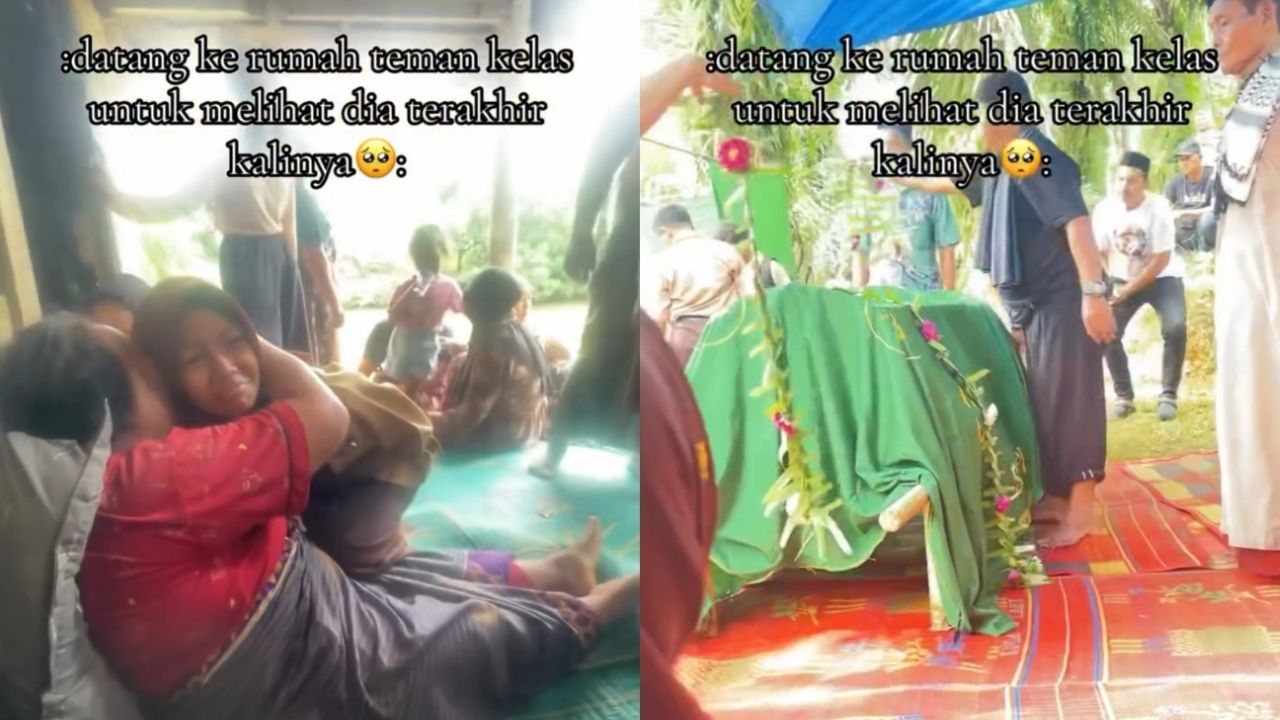 Momen Haru Murid SMP Kompak Temui Temannya yang Meninggal Dunia Momen Haru Murid SMP Kompak Temui Temannya yang Meninggal Dunia
