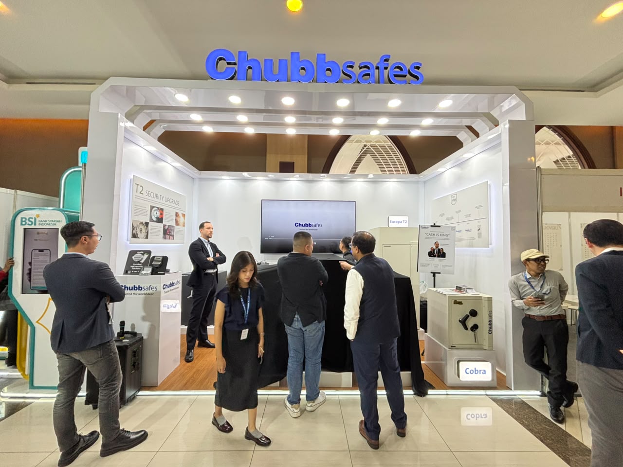Booth Chubbsafes Indonesia di Bandung Jewellery Fair 2026