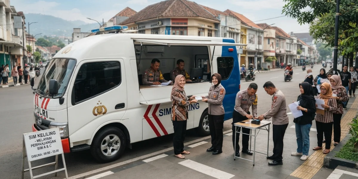 SIM Keliling Bandung 14-19 September 2026, Cek Jadwal, Lokasi, dan Syaratnya SIM Keliling Bandung 14-19 September 2026, Cek Jadwal, Lokasi, dan Syaratnya