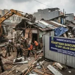 Bangunan Liar Bandung, Pemkot Tertibkan 18 Bangunan di Jalan Dakota