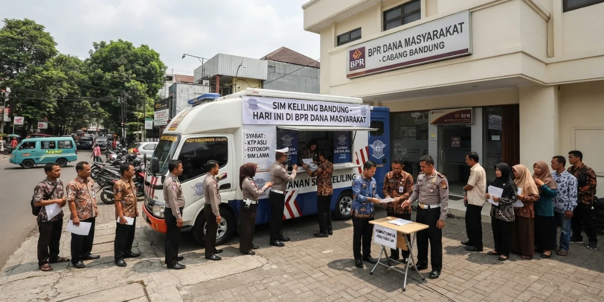 SIM Keliling Bandung 15 September 2026, Layanan Hadir di BPR SIM Keliling Bandung 15 September 2026, Layanan Hadir di BPR