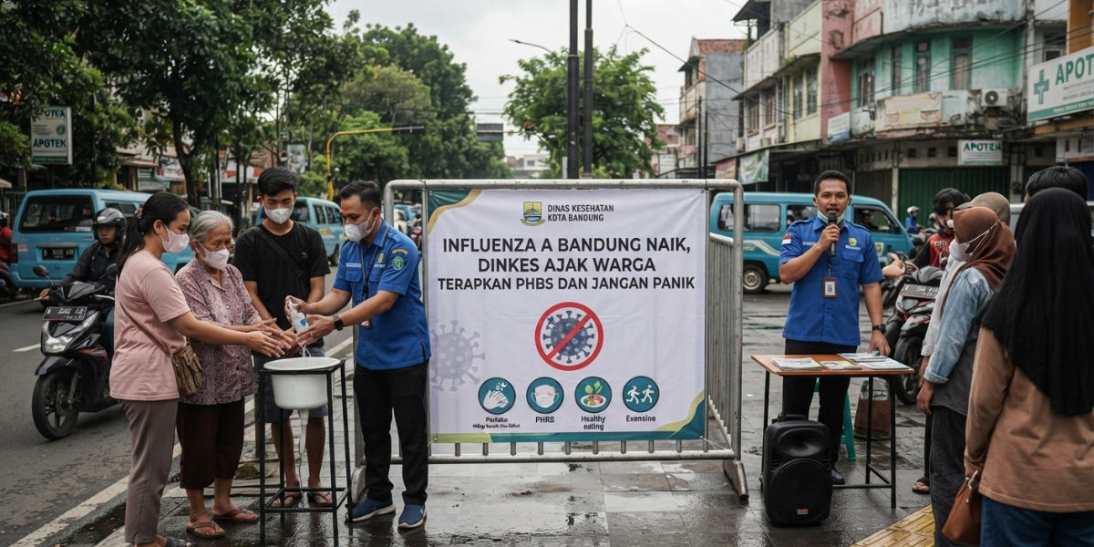 Influenza A Bandung Naik, Dinkes Ajak Warga Terapkan PHBS dan Jangan Panik Influenza A Bandung Naik, Dinkes Ajak Warga Terapkan PHBS dan Jangan Panik