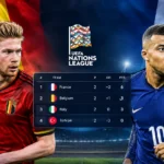 Belgium National Football Team vs France National Football Team Standings Update Terbaru