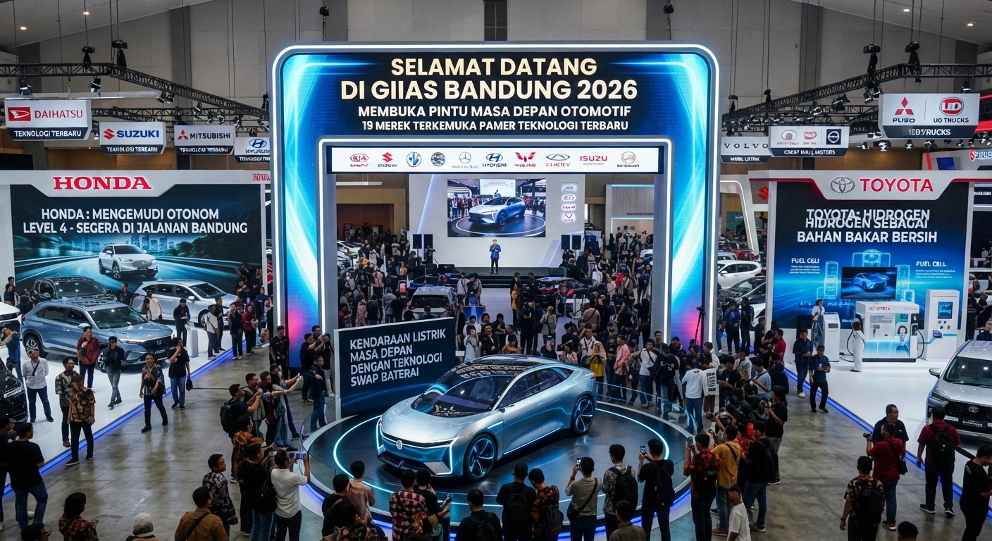 GIIAS Bandung 2026 Dibuka, 19 Merek Pamer Teknologi Otomotif Terbaru GIIAS Bandung 2026 Dibuka, 19 Merek Pamer Teknologi Otomotif Terbaru